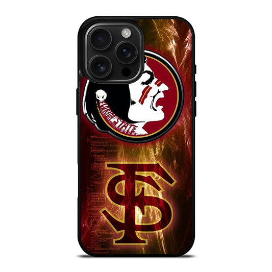 FLORIDA STATE FSU FOOTBALL LOGO iPhone 16 Pro Max Case Cover