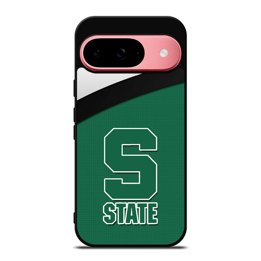 FOOTBALL MICHIGAN STATE LOGO 1 Google Pixel 9 Case Cover
