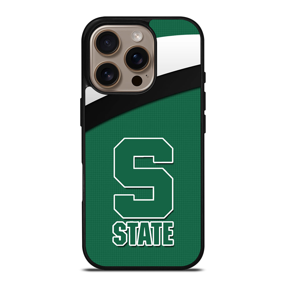 FOOTBALL MICHIGAN STATE LOGO 1 iPhone 16 Pro Case Cover