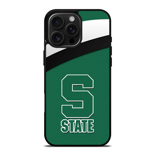 FOOTBALL MICHIGAN STATE LOGO 1 iPhone 16 Pro Max Case Cover