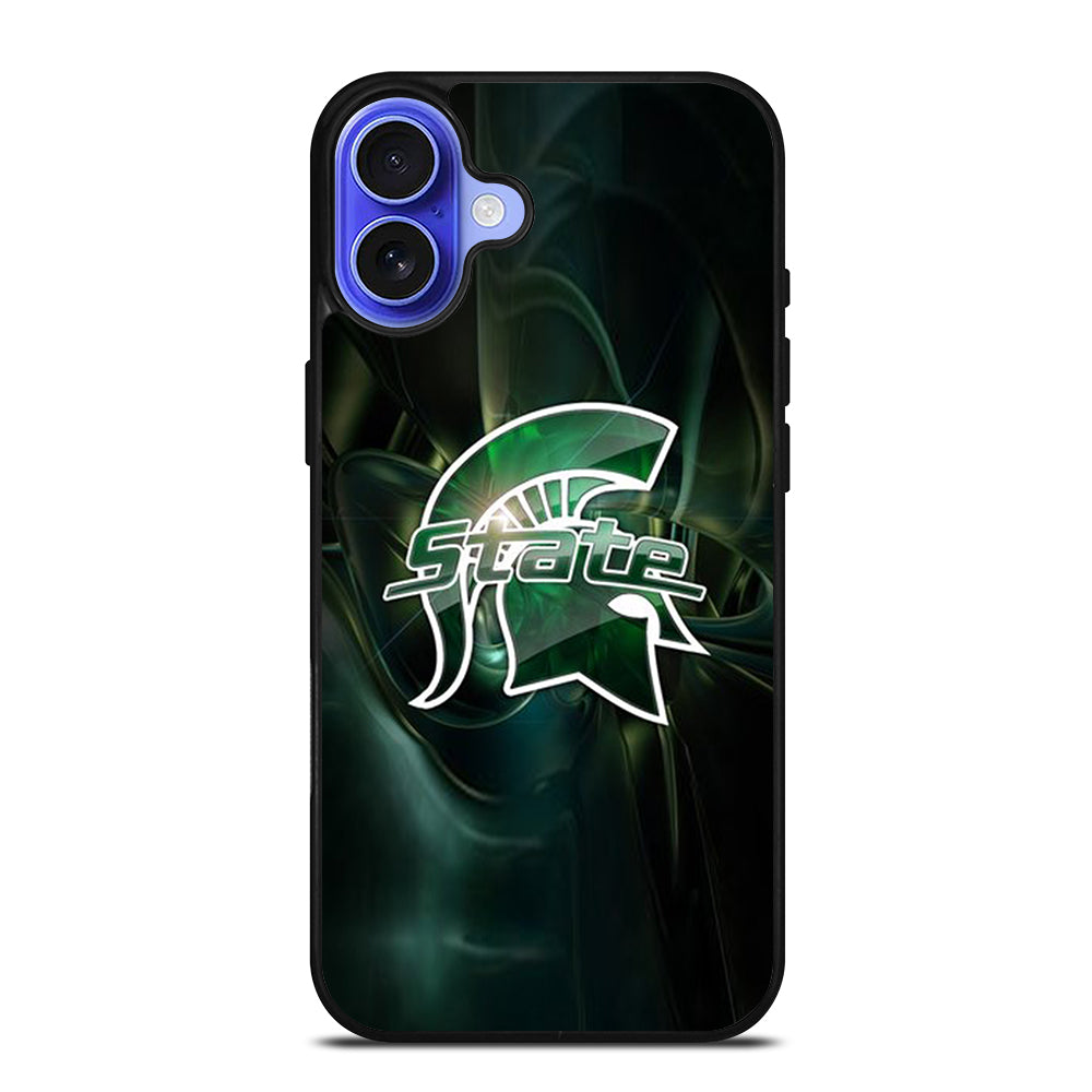 FOOTBALL MICHIGAN STATE LOGO 2 iPhone 16 Case Cover