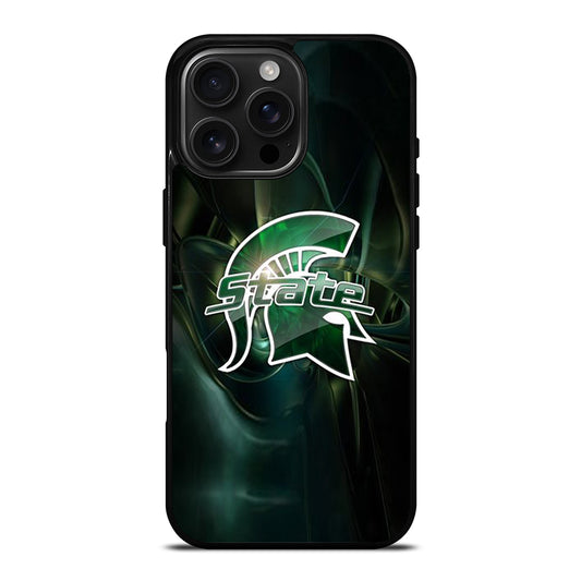 FOOTBALL MICHIGAN STATE LOGO 2 iPhone 16 Pro Max Case Cover
