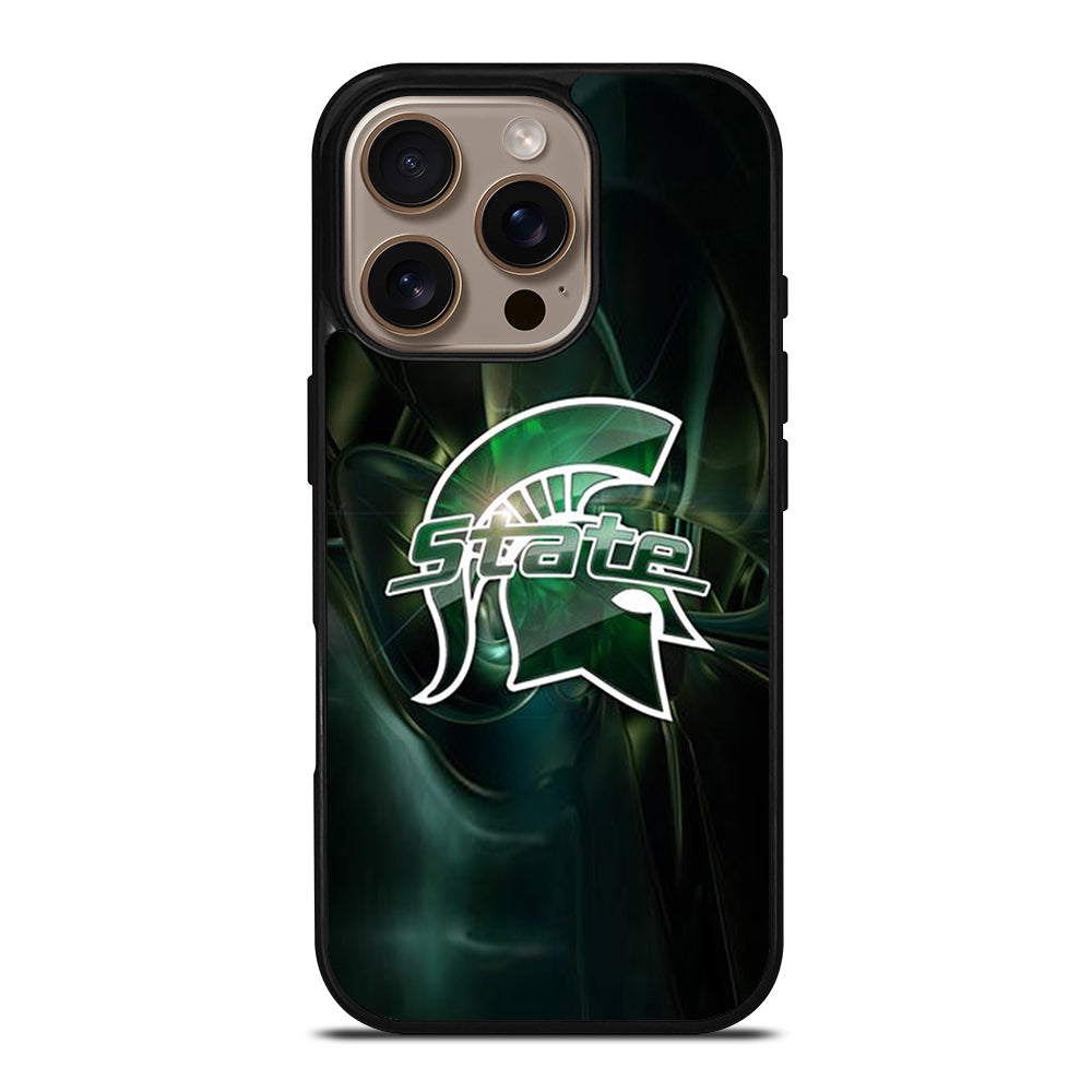 FOOTBALL MICHIGAN STATE LOGO 2 iPhone 16 Pro Case Cover