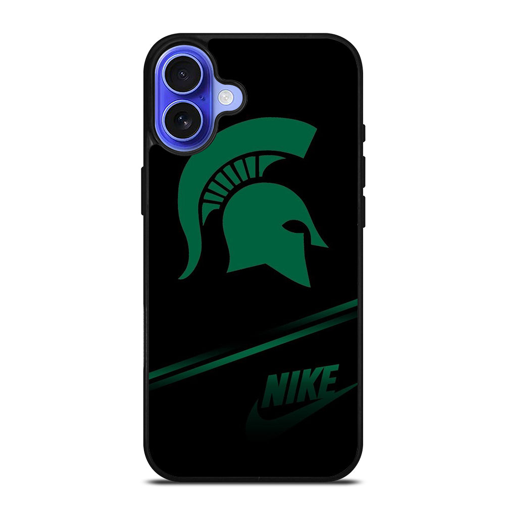 FOOTBALL MICHIGAN STATE LOGO 3 iPhone 16 Case Cover