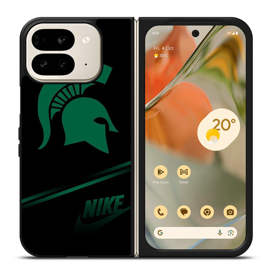 FOOTBALL MICHIGAN STATE LOGO 3 Google Pixel 9 Pro Fold Case Cover