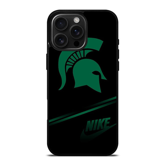 FOOTBALL MICHIGAN STATE LOGO 3 iPhone 16 Pro Max Case Cover