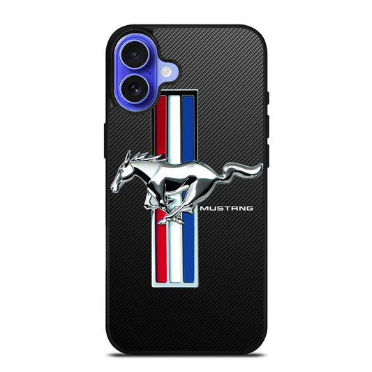 FORD MUSTANG GT CARBON LOGO iPhone 16 Case Cover