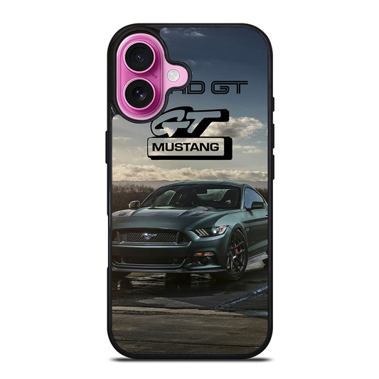FORD MUSTANG GT CAR LOGO 2 iPhone 16 Plus Case Cover