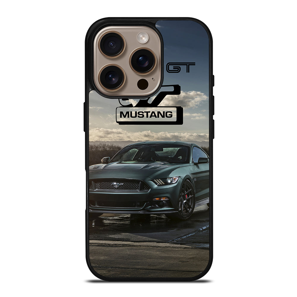 FORD MUSTANG GT CAR LOGO 2 iPhone 16 Pro Case Cover