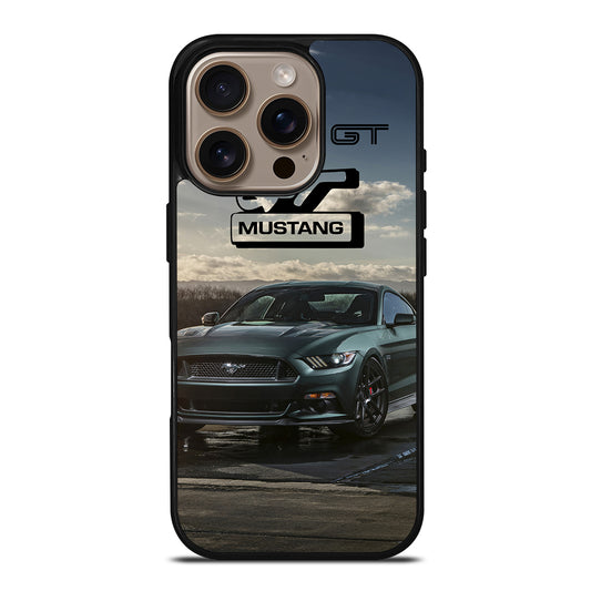 FORD MUSTANG GT CAR LOGO 2 iPhone 16 Pro Case Cover