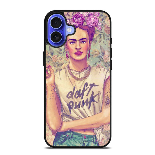 FRIDA KAHLO FLORAL iPhone 16 Case Cover