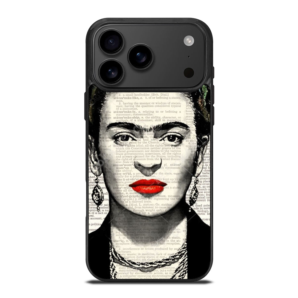 FRIDA KAHLO NEWSPAPER iPhone 17 Pro Max Case Cover