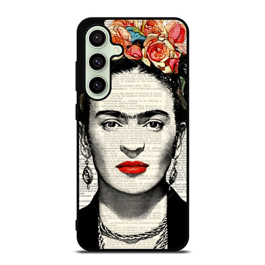 FRIDA KAHLO NEWSPAPER Samsung Galaxy S24 FE Case Cover