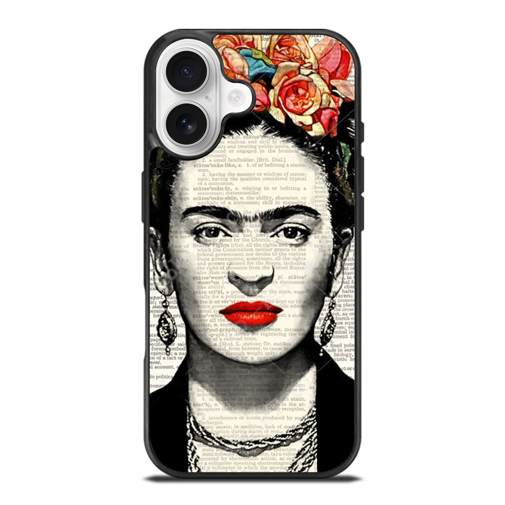 FRIDA KAHLO NEWSPAPER iPhone 17 Case Cover