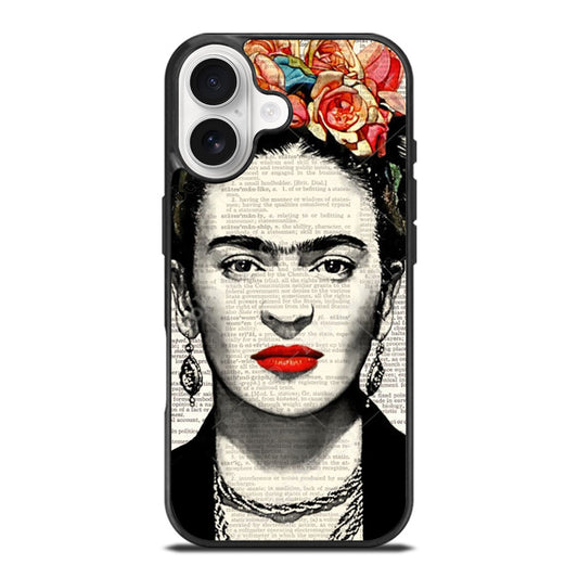 FRIDA KAHLO NEWSPAPER iPhone 17 Case Cover