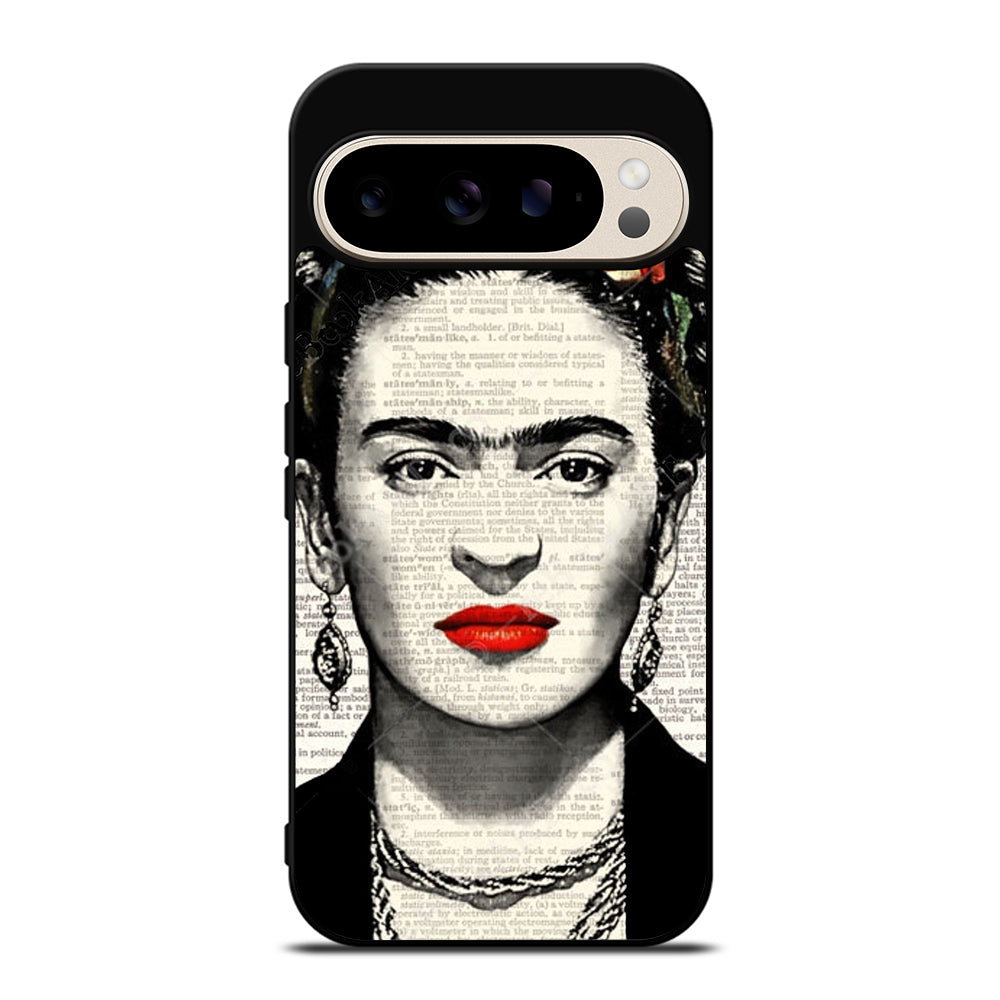 FRIDA KAHLO NEWSPAPER Google Pixel 9 Pro Case Cover