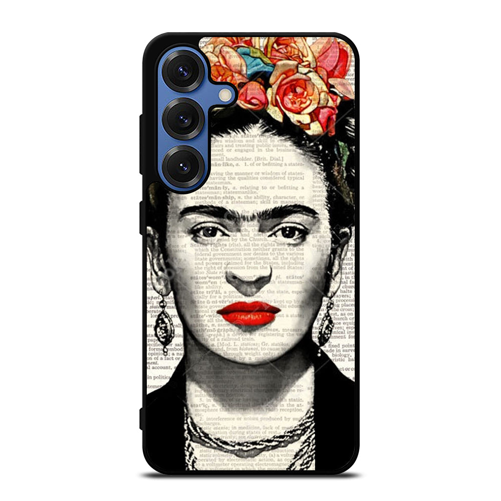 FRIDA KAHLO NEWSPAPER Samsung Galaxy S25 Case Cover