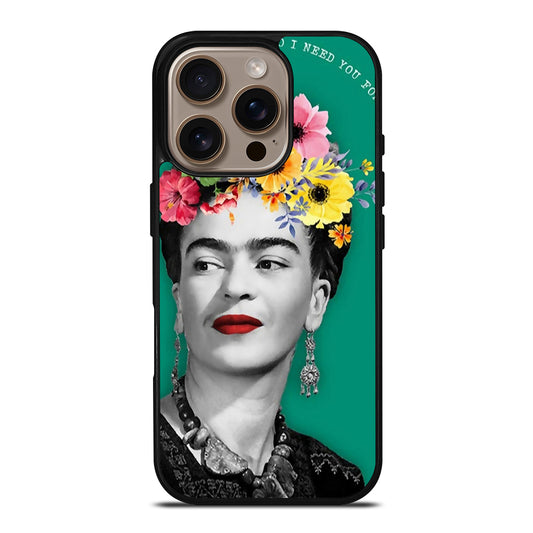 FRIDA KAHLO QUOTE iPhone 16 Pro Case Cover