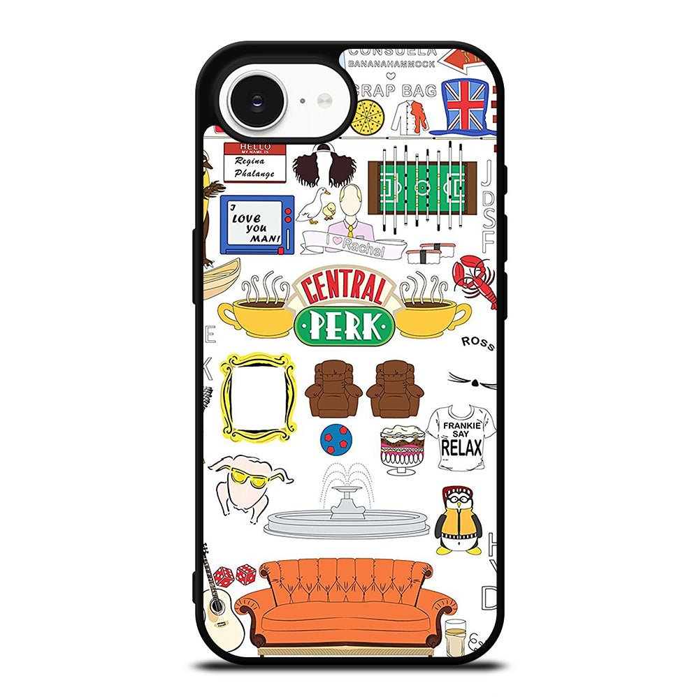 FRIENDS CENTRAL PERK ART iPhone 16e Case Cover