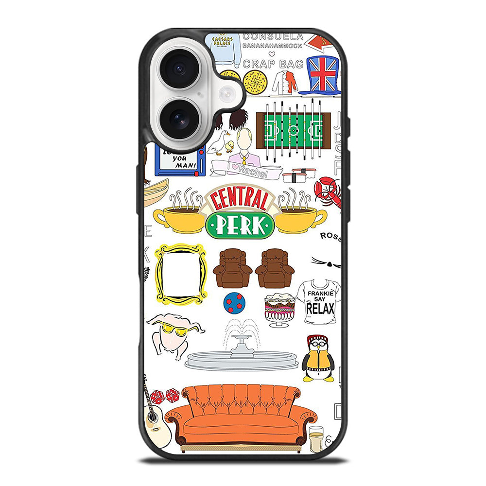 FRIENDS CENTRAL PERK ART iPhone 17 Case Cover