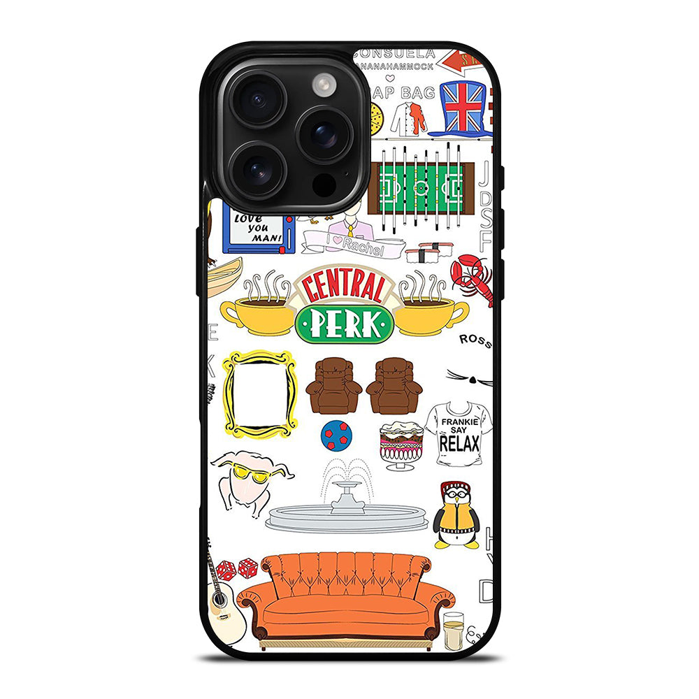 FRIENDS CENTRAL PERK ART iPhone 16 Pro Max Case Cover