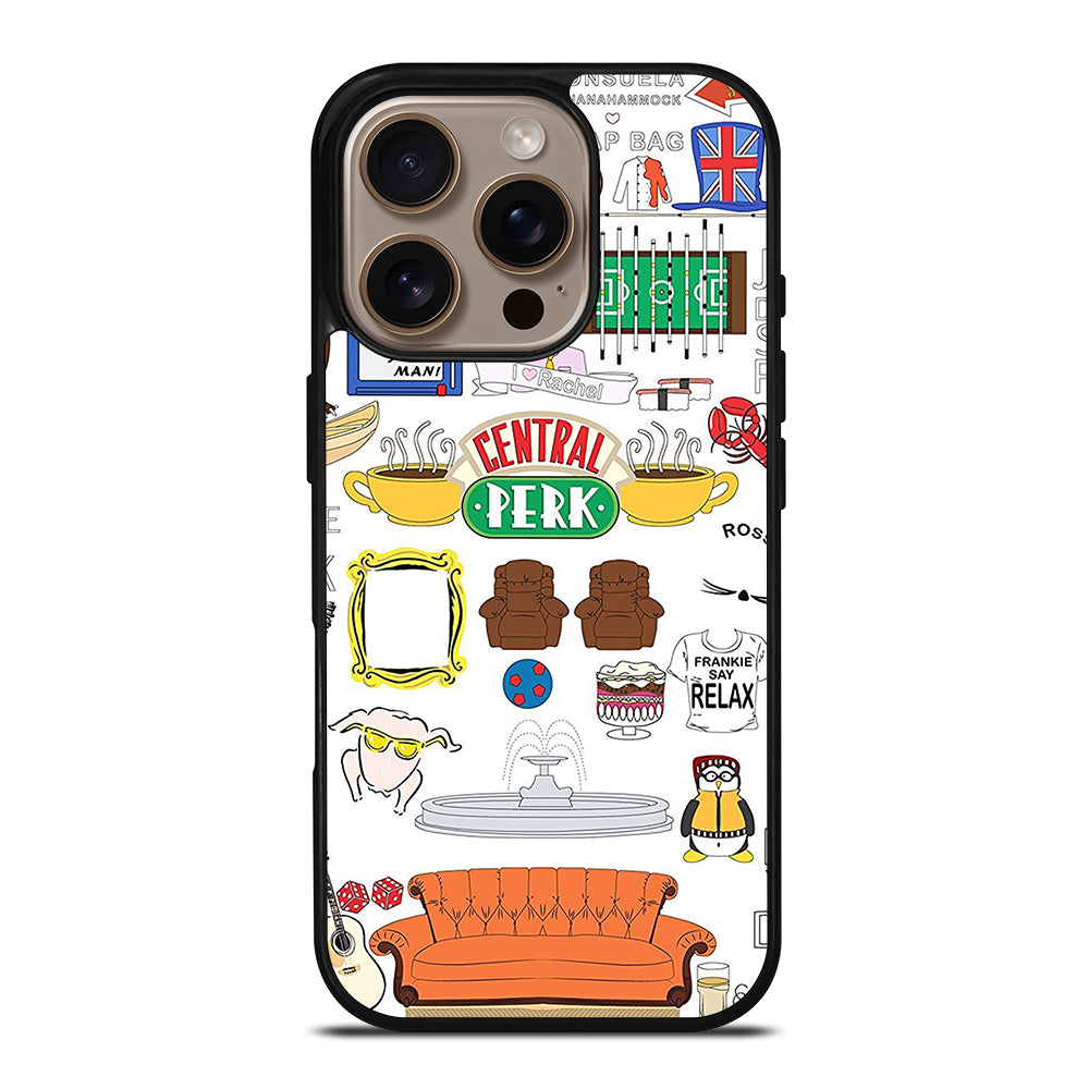 FRIENDS CENTRAL PERK ART iPhone 16 Pro Case Cover