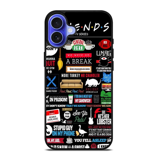 FRIENDS CENTRAL PERK QUOTE iPhone 16 Case Cover