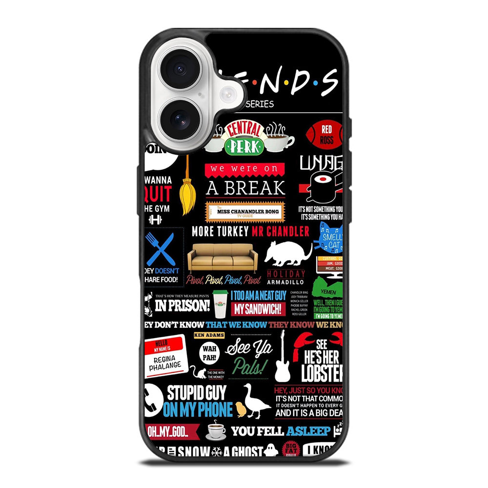 FRIENDS CENTRAL PERK QUOTE iPhone 17 Case Cover