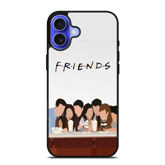 FRIENDS TV SERIES CLIPART iPhone 16 Case Cover