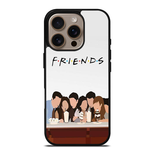 FRIENDS TV SERIES CLIPART iPhone 16 Pro Case Cover