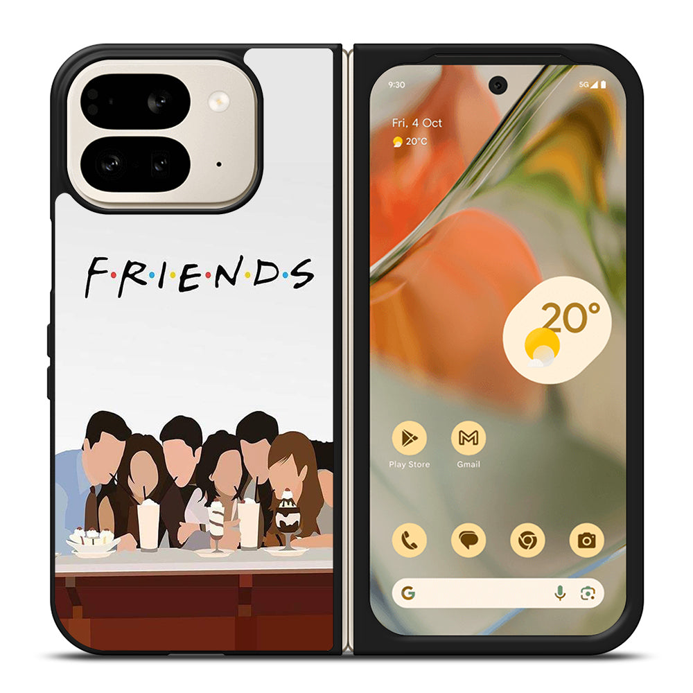 FRIENDS TV SERIES CLIPART Google Pixel 9 Pro Fold Case Cover