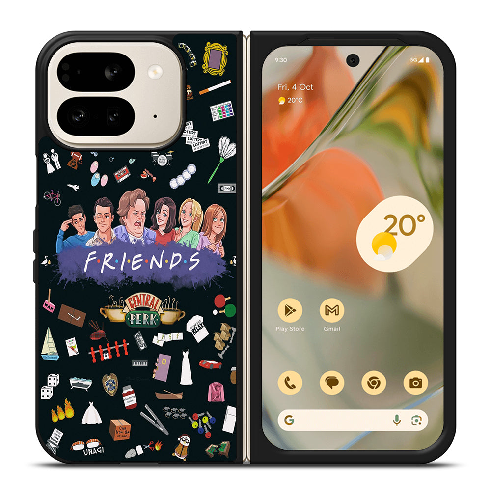 FRIENDS TV SERIES PATTERN LOGO Google Pixel 9 Pro Fold Case Cover