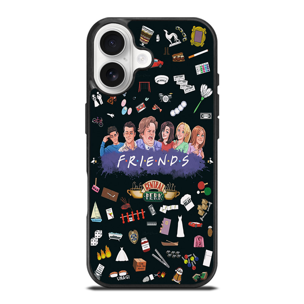 FRIENDS TV SERIES PATTERN LOGO iPhone 17 Case Cover