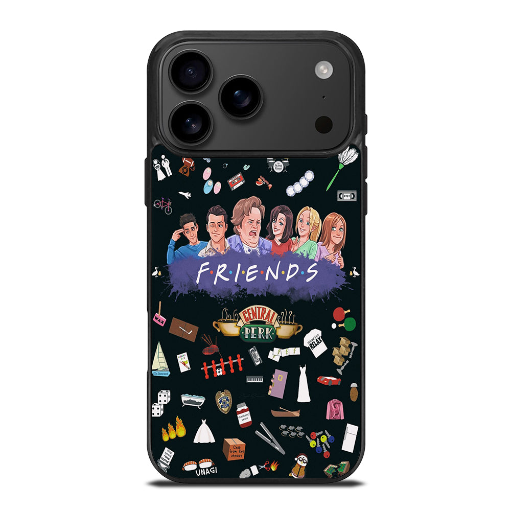 FRIENDS TV SERIES PATTERN LOGO iPhone 17 Pro Max Case Cover