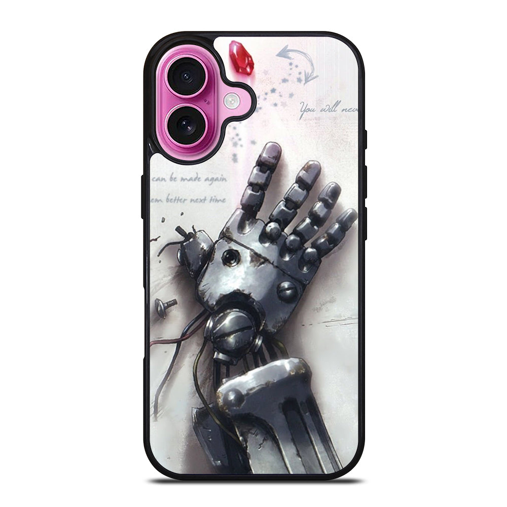 FULLMETAL ALCHEMIST QUOTE iPhone 16 Plus Case Cover