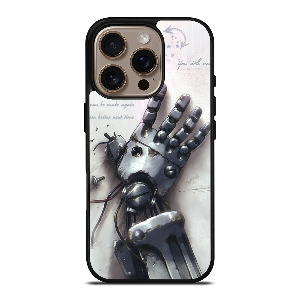 FULLMETAL ALCHEMIST QUOTE iPhone 16 Pro Case Cover