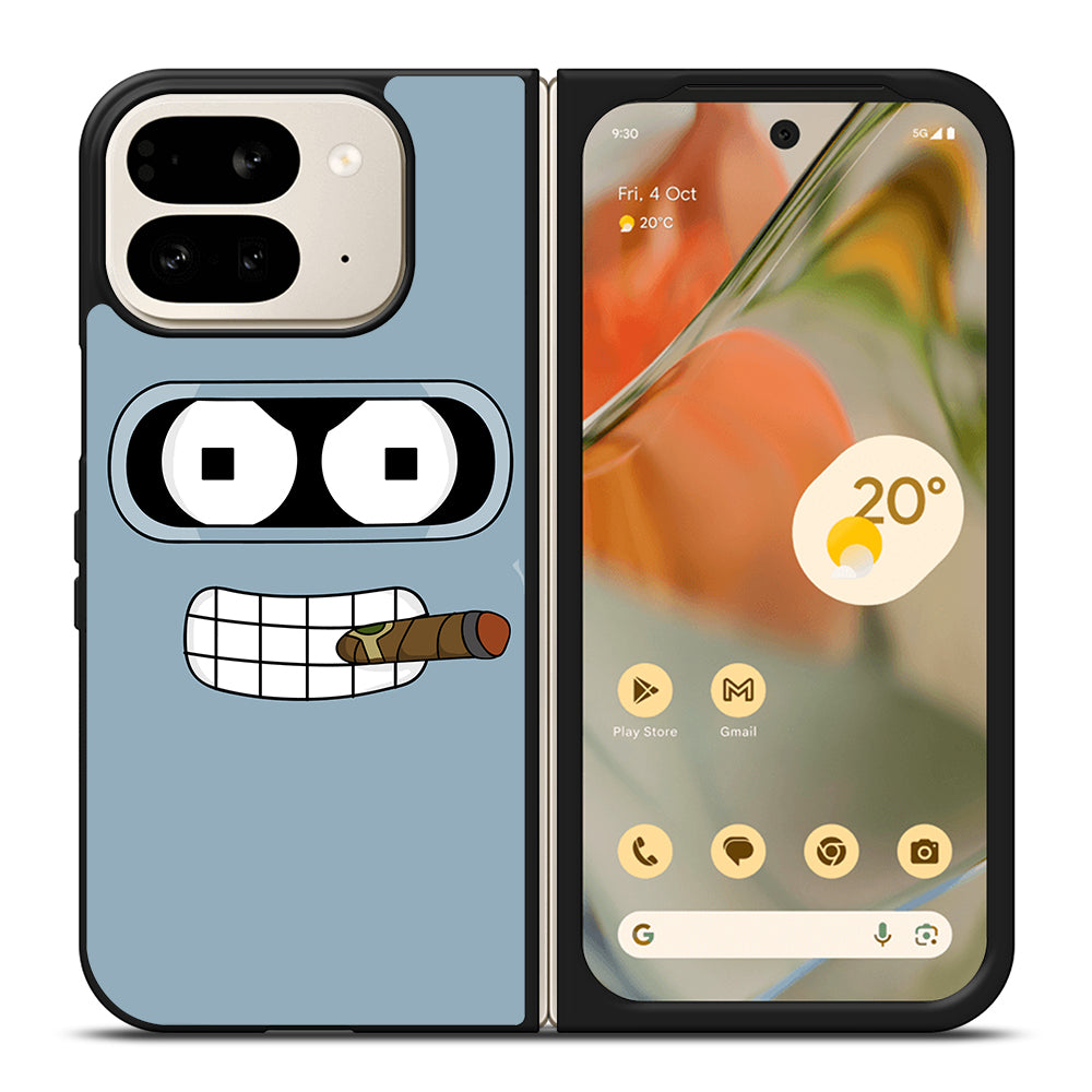 FUTURAMA BENDER FACE CARTOON Google Pixel 9 Pro Fold Case Cover