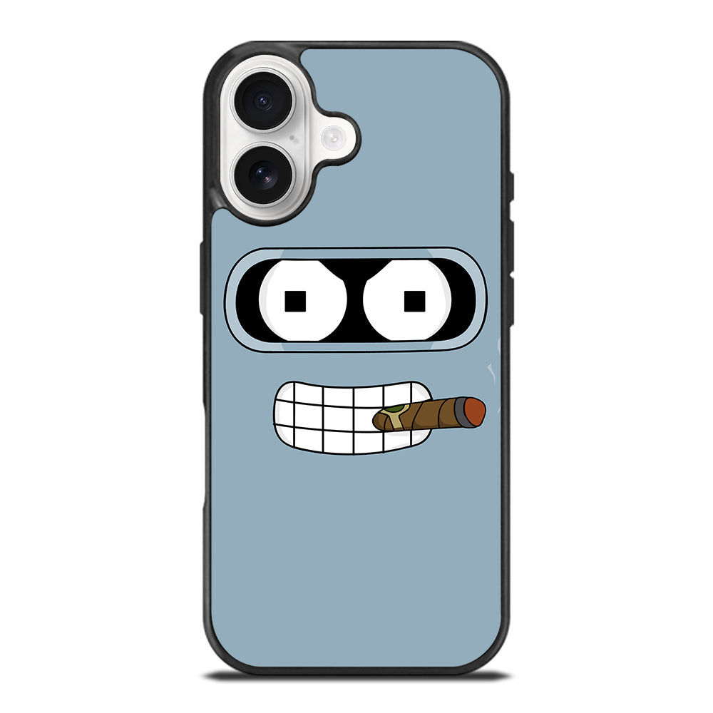 FUTURAMA BENDER FACE CARTOON iPhone 17 Case Cover