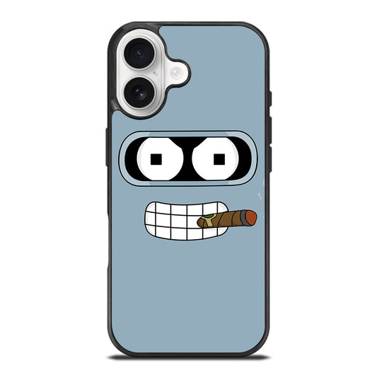 FUTURAMA BENDER FACE CARTOON iPhone 17 Case Cover