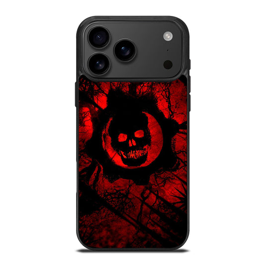 GEARS OF WAR RED SKULL LOGO iPhone 17 Pro Max Case Cover