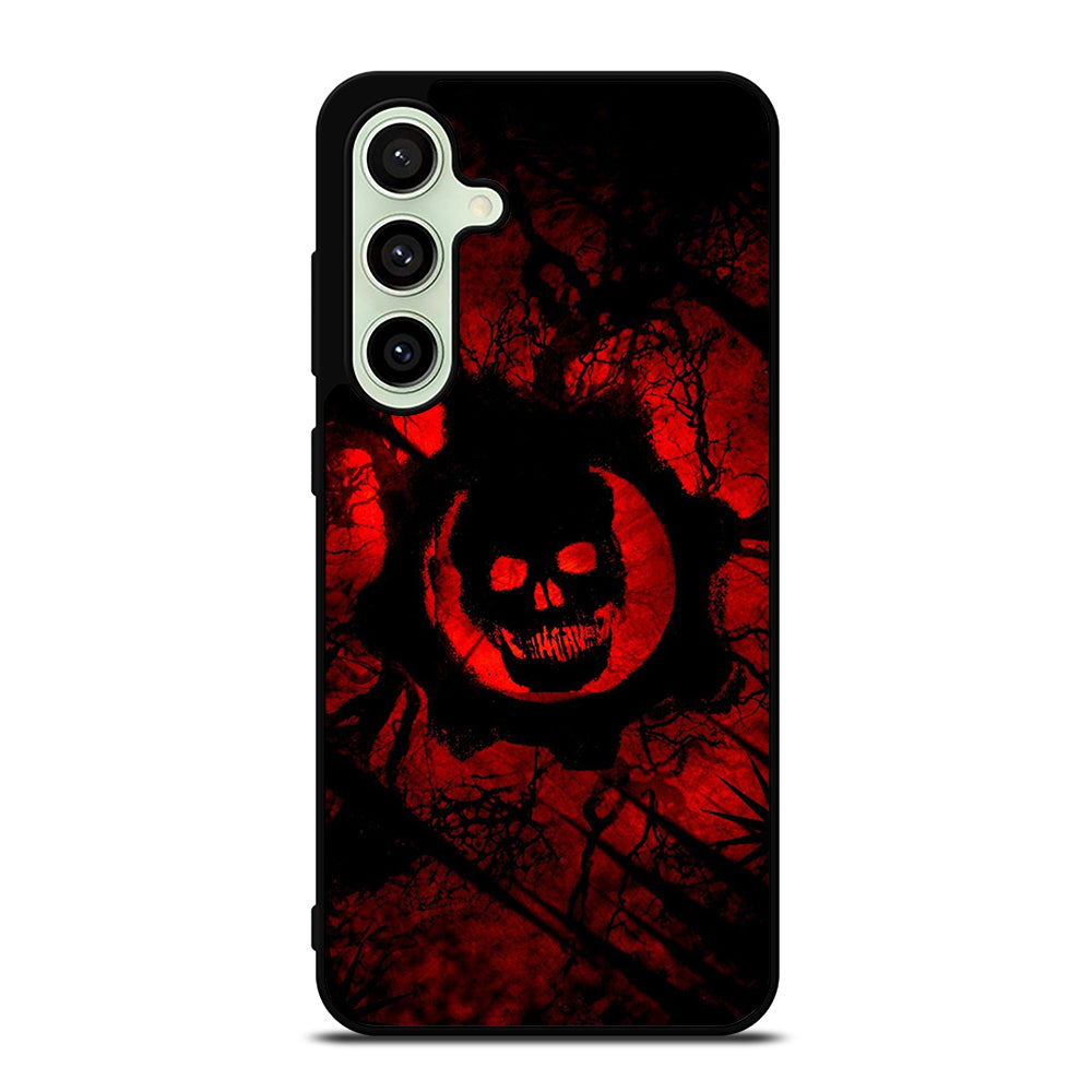 GEARS OF WAR RED SKULL LOGO Samsung Galaxy S24 FE Case Cover