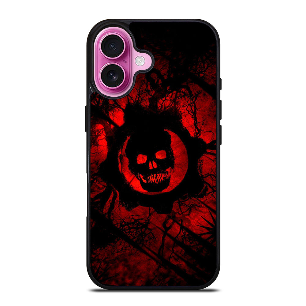GEARS OF WAR RED SKULL LOGO iPhone 16 Plus Case Cover