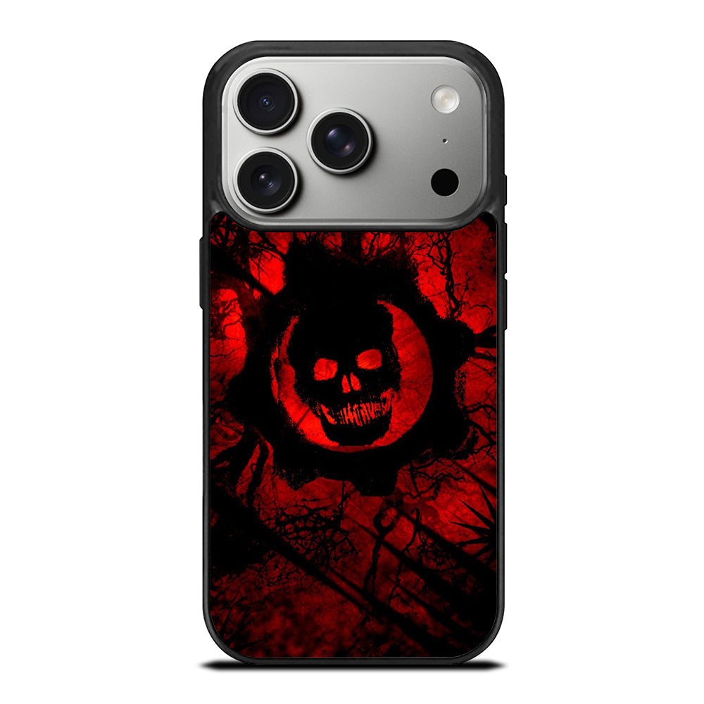 GEARS OF WAR RED SKULL LOGO iPhone 17 Pro Case Cover