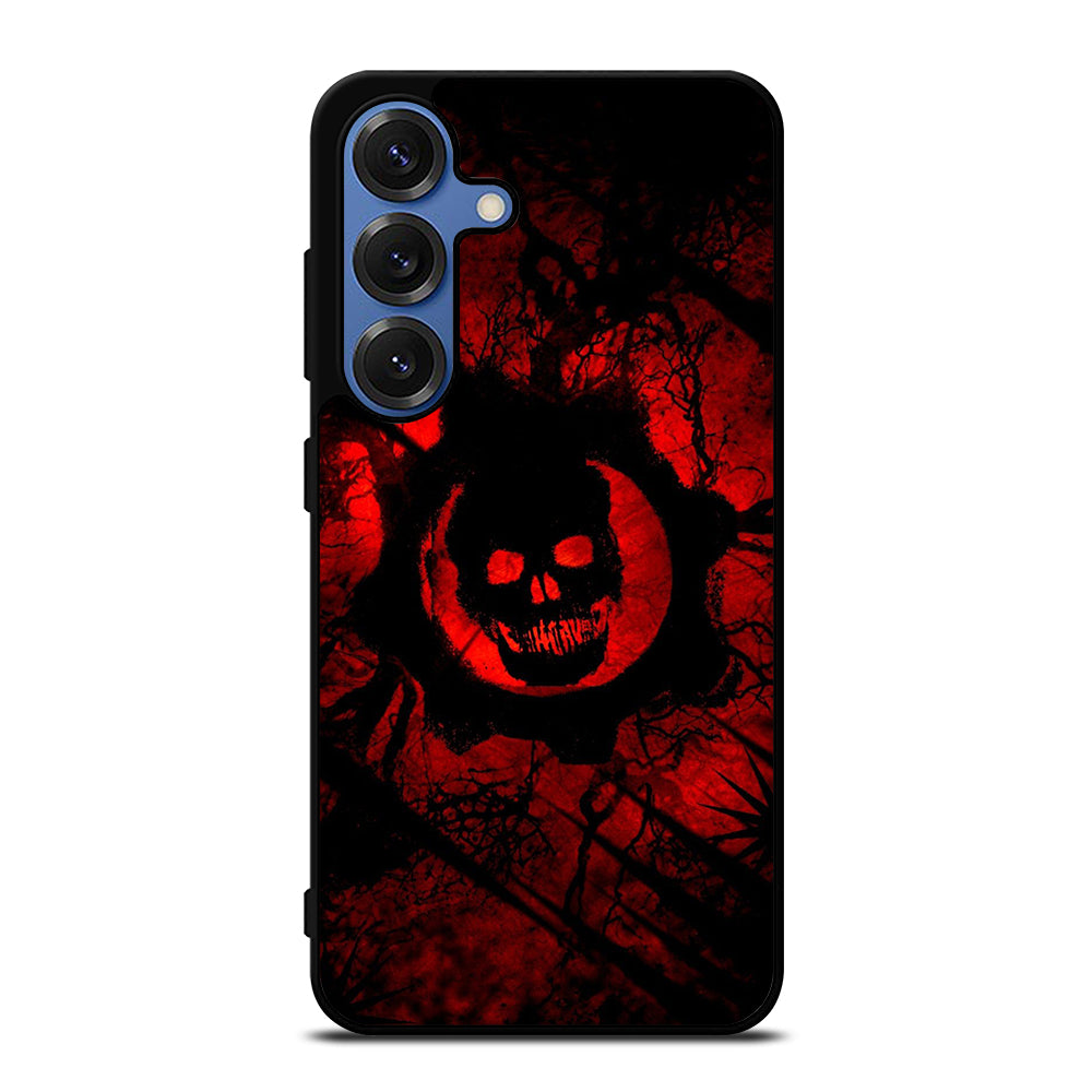 GEARS OF WAR RED SKULL LOGO Samsung Galaxy S25 Case Cover