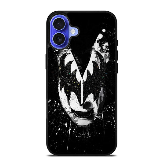 GENE SIMMONS ART KISS BAND iPhone 16 Case Cover