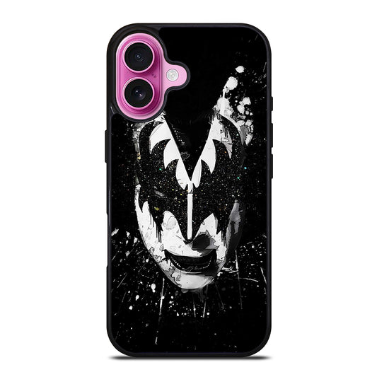 GENE SIMMONS ART KISS BAND iPhone 16 Plus Case Cover