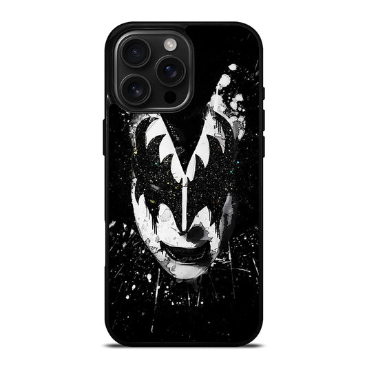 GENE SIMMONS ART KISS BAND iPhone 16 Pro Max Case Cover