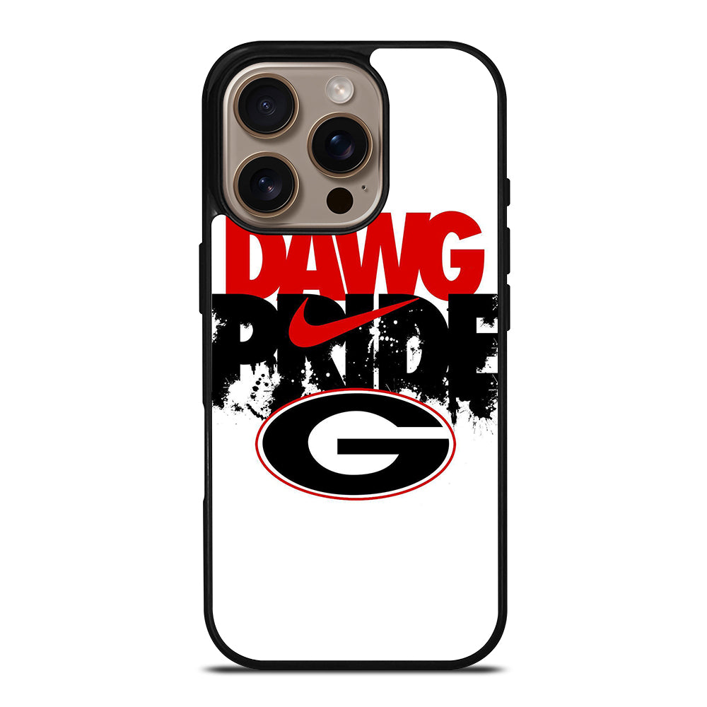 GEORGIA BULLDOGS UGA ART LOGO iPhone 16 Pro Case Cover