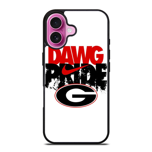 GEORGIA BULLDOGS UGA ART LOGO iPhone 16 Plus Case Cover