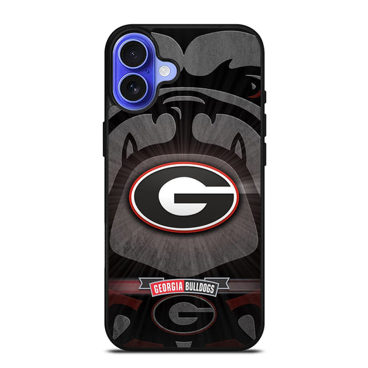 GEORGIA BULLDOGS UGA FOOTBALL LOGO iPhone 16 Case Cover